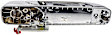 91011 Front, Passenger Side Chrome Exterior Door Handle, With Key Hole, Help Series