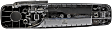 91013 Rear, Driver Side Chrome Exterior Door Handle, Without Key Hole, Help Series