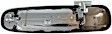 91018 Front, Passenger Side Chrome Exterior Door Handle, Without Key Hole, Help Series