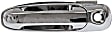 91020 Front, Driver Side Chrome Exterior Door Handle, With Key Hole, Help Series