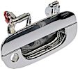 91026 Front, Passenger Side Chrome Exterior Door Handle, Without Key Hole, Help Series