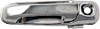 91049 Front, Passenger Side Chrome Exterior Door Handle, Without Key Hole, Help Series