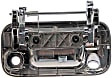 91077 Help Series Tailgate Handle Bezel, Chrome Plastic