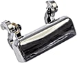 91112 Front or Rear, Driver or Passenger Side Chrome Exterior Door Handle, Without Key Hole, Help Series