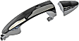 91113 Front, Passenger Side, or Rear Driver or Passenger Side Chrome Exterior Door Handle, Without Key Hole, Help Series