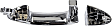 91113 Front, Passenger Side, or Rear Driver or Passenger Side Chrome Exterior Door Handle, Without Key Hole, Help Series