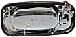91128 Front, Passenger Side Chrome Exterior Door Handle, Without Key Hole, Help Series