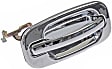 91131 Rear, Passenger Side Chrome Exterior Door Handle, Without Key Hole, Help Series