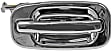 91131 Rear, Passenger Side Chrome Exterior Door Handle, Without Key Hole, Help Series