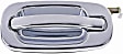 91132 Rear, Driver Side Chrome Exterior Door Handle, Without Key Hole, Help Series