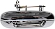 91142 Front, Passenger Side Chrome Exterior Door Handle, Without Key Hole, Help Series