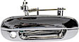 91143 Front, Passenger Side Chrome Exterior Door Handle, Without Key Hole, Help Series
