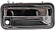 91182 Help Series Tailgate Handle, Chrome Plastic
