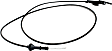 912-001 OE Solutions Series Hood Cable - Direct Fit, Sold individually