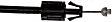 912-092 OE Solutions Series Hood Cable - Direct Fit, Sold individually