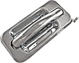 91210 Front, Passenger Side Chrome Exterior Door Handle, Without Key Hole, Help Series