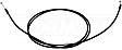 912-417 OE Solutions Series Hood Cable - Direct Fit, Sold individually