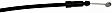 912-417 OE Solutions Series Hood Cable - Direct Fit, Sold individually