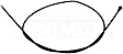 1999 Volkswagen Jetta - Hood Cable, Sold Individually, OE Solutions Series