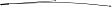 912-468 OE Solutions Series Hood Cable - Direct Fit, Sold individually