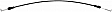 912-601 Front, Driver Side Door Latch Cable