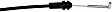 912-601 Front, Driver Side Door Latch Cable