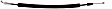 912-605 Front, Driver or Passenger Side Door Latch Cable, OE Solutions Series