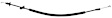 912-616 Front, Driver or Passenger Side Door Latch Cable, OE Solutions Series