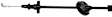 912-616 Front, Driver or Passenger Side Door Latch Cable, OE Solutions Series