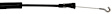 912-616 Front, Driver or Passenger Side Door Latch Cable, OE Solutions Series