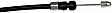 1999 Subaru Forester - Hood Cable, Sold Individually, OE Solutions Series