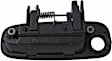 91273 Front, Passenger Side Smooth Black Exterior Door Handle, Without Key Hole, Help Series