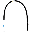 912-744 Front, Driver or Passenger Side Door Latch Cable, OE Solutions Series