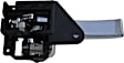 91284 Front Or Rear, Driver Side Chrome Interior Door Handle, With Door Lock Button, Help Series