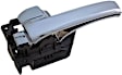 91284 Front Or Rear, Driver Side Chrome Interior Door Handle, With Door Lock Button, Help Series