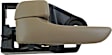91314 Front, Driver Side Beige Interior Door Handle, With Door Lock Button, Help Series