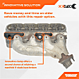 917-142 Direct Fit Exhaust Manifold Clamp, Sold Individually