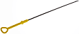 917-306 Help Series Oil Dipstick - Yellow, Steel, Direct Fit, Sold individually