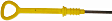 917-306 Help Series Oil Dipstick - Yellow, Steel, Direct Fit, Sold individually