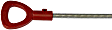 917-321 Help Series Automatic Transmission Dipstick - Red, Steel, Non-locking, Direct Fit, Sold Individually
