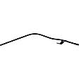 1999 Isuzu Hombre - Oil Dipstick Tube, Black Zinc, Steel, Help Series