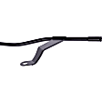 1999 Isuzu Hombre - Oil Dipstick Tube, Black Zinc, Steel, Help Series