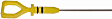 2013 Honda Odyssey - Oil Dipstick, Yellow, Metal, Sold Individually, Help Series