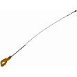 917-395 Help Series Oil Dipstick - Yellow, Stainless Steel, Direct Fit, Sold individually