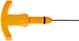 917-437 Help Series Oil Dipstick - Natural, Steel, Direct Fit, Sold individually