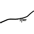 917-472 Help Series Oil Dipstick Tube - Black, Steel, Direct Fit