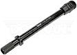 917-475 Help Series Oil Dipstick Tube - Black, Steel, Direct Fit