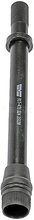 917-475 Help Series Oil Dipstick Tube - Black, Steel, Direct Fit