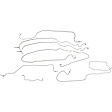 919-124 OE Solutions Series Brake Line, Stainless Steel
