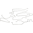 919-149 OE Solutions Series Brake Line, Stainless Steel